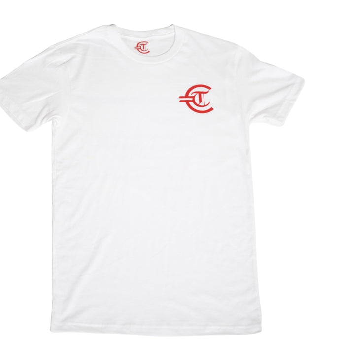 [White] Logo Tee